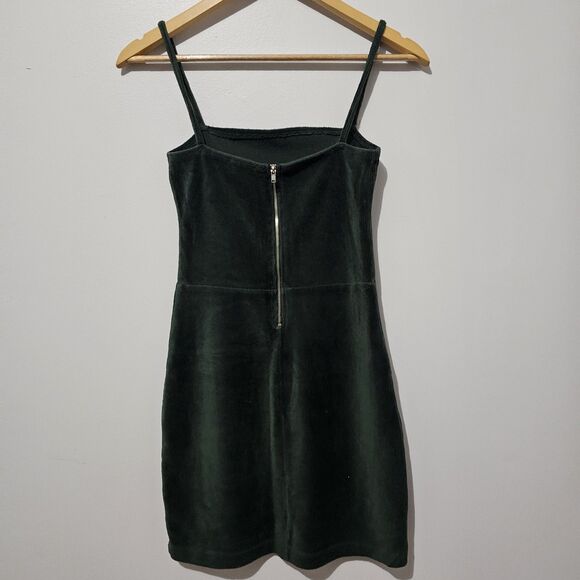 Forever 21 - Dress Bodycon Mini Tank- Size M - Emerald Green - Cotton Blend - Picture 3 of 9